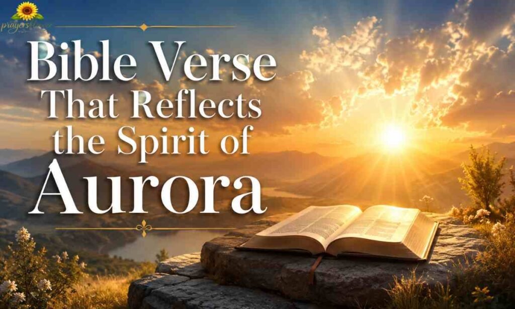 Bible Verse That Reflects the Spirit of Aurora