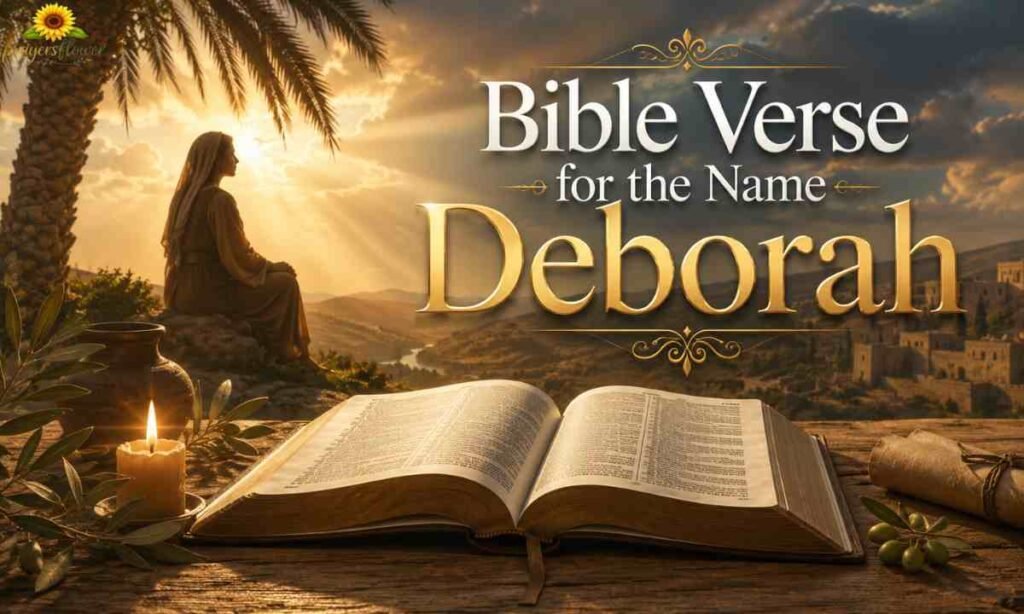 Bible Verse for the Name Deborah