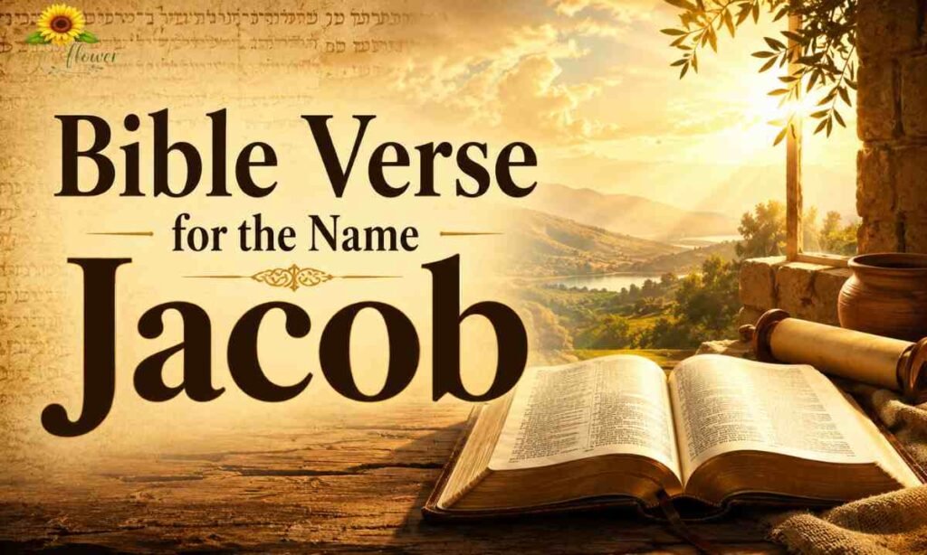 Bible Verse for the Name Jacob