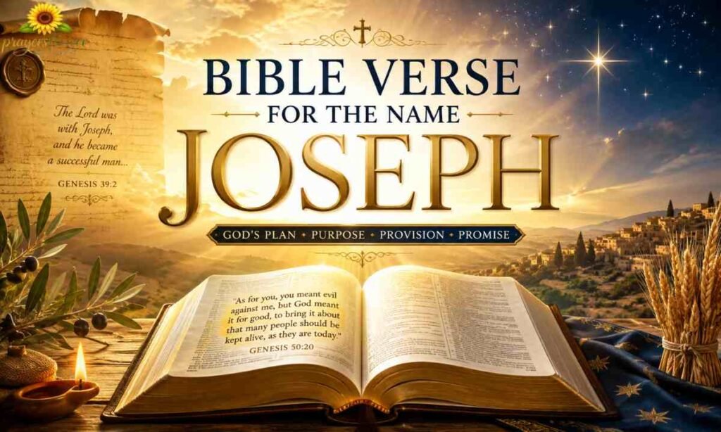 Bible Verse for the Name Joseph