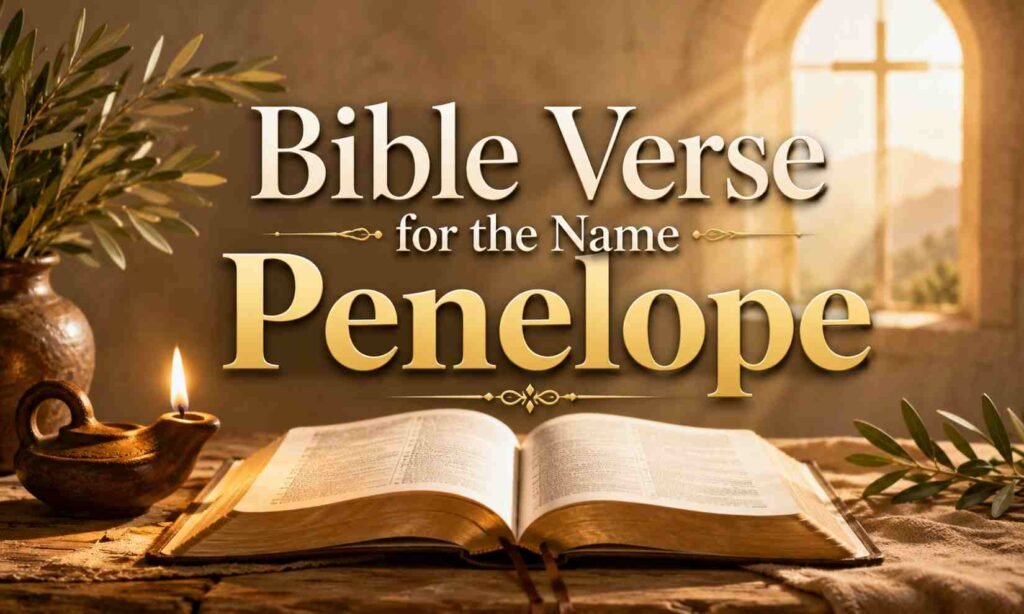 Bible Verse for the Name Penelope