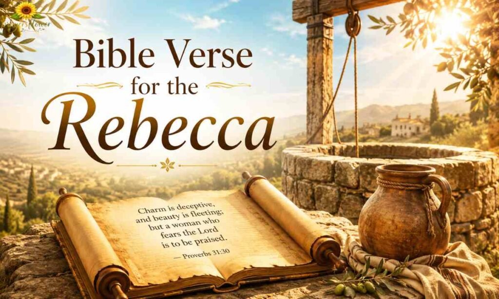 Bible Verse for the Name Rebecca