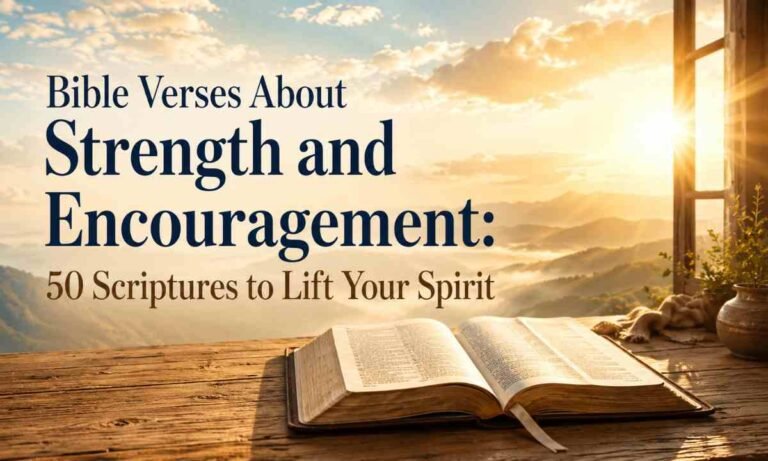 Bible Verses About Strength and Encouragement 50 Scriptures to Lift Your Spirit