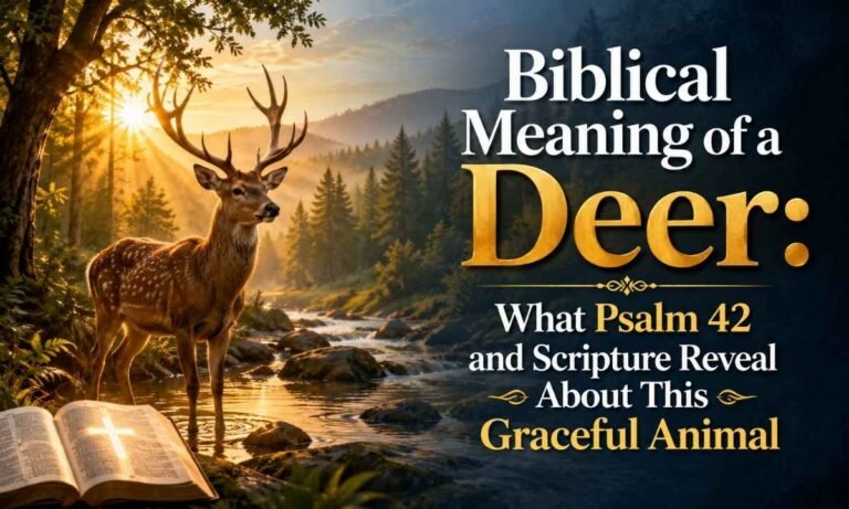 Biblical Meaning of a Deer What Psalm 42 and Scripture Reveal About This Graceful Animal