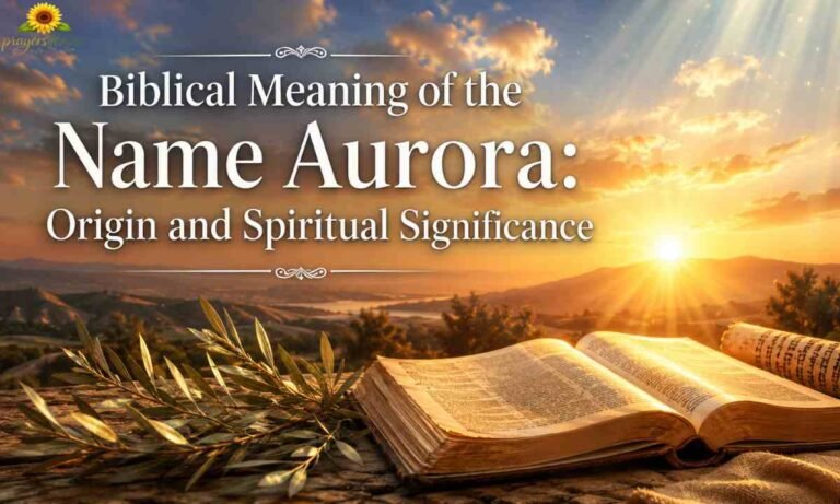 Biblical Meaning of the Name Aurora Origin and Spiritual Significance