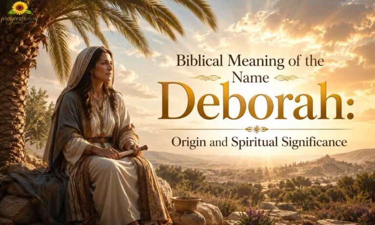 Biblical Meaning of the Name Deborah: Origin and Spiritual Significance