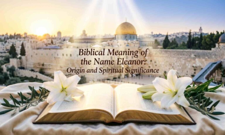 Biblical Meaning of the Name Eleanor Origin and Spiritual Significance