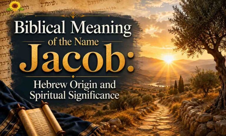 Biblical Meaning of the Name Jacob Hebrew Origin and Spiritual Significance