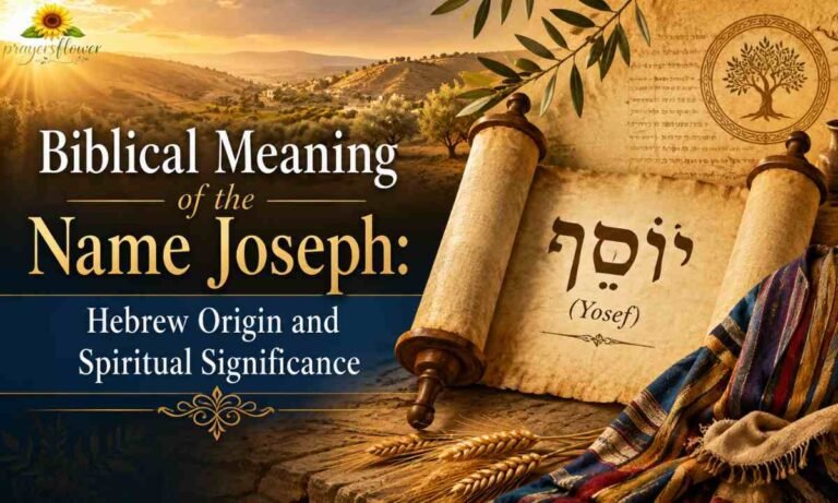 Biblical Meaning of the Name Joseph Hebrew Origin and Spiritual Significance
