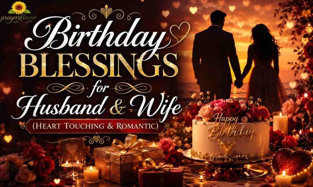 Birthday Blessings for Husband and Wife (Heart Touching & Romantic)