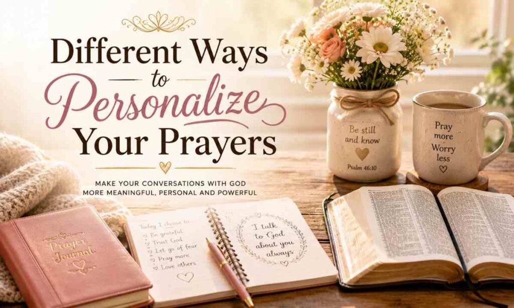 Different Ways to Personalize Your Prayers