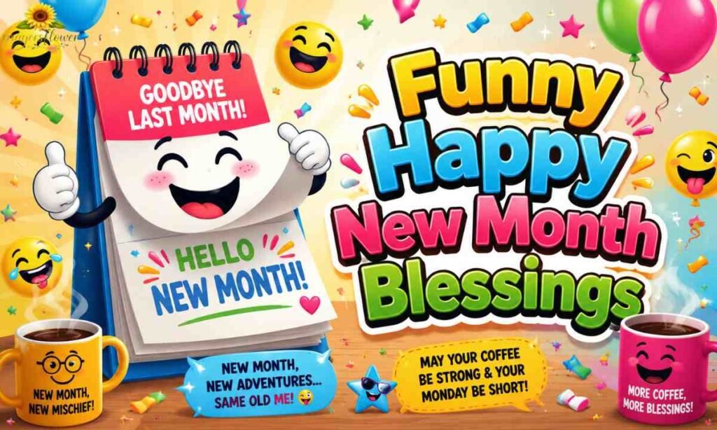 Funny Happy New Month Blessings