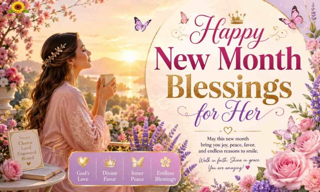 Happy New Month Blessings for Her