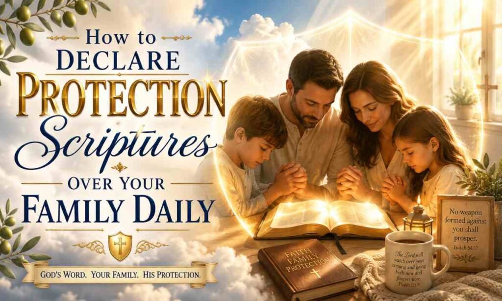 How to Declare Protection Scriptures Over Your Family Daily