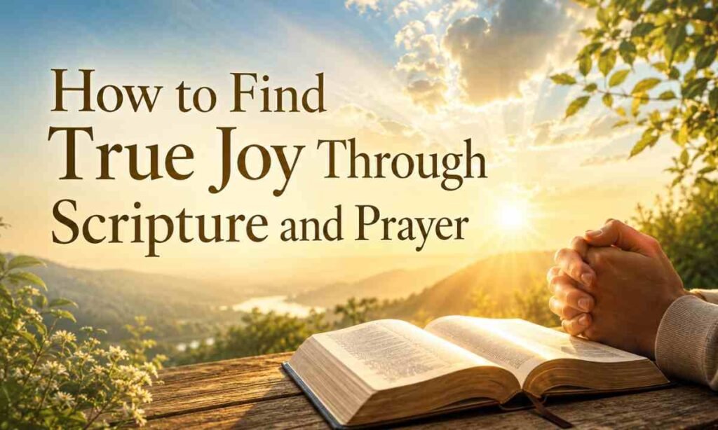 How to Find True Joy Through Scripture and Prayer