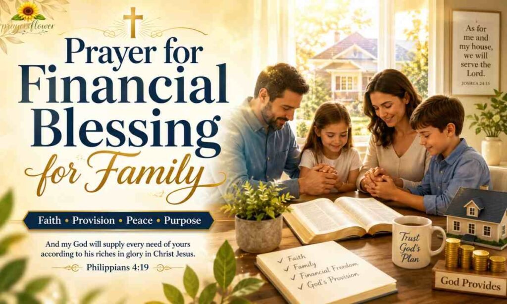 Prayer for Financial Blessing for Family