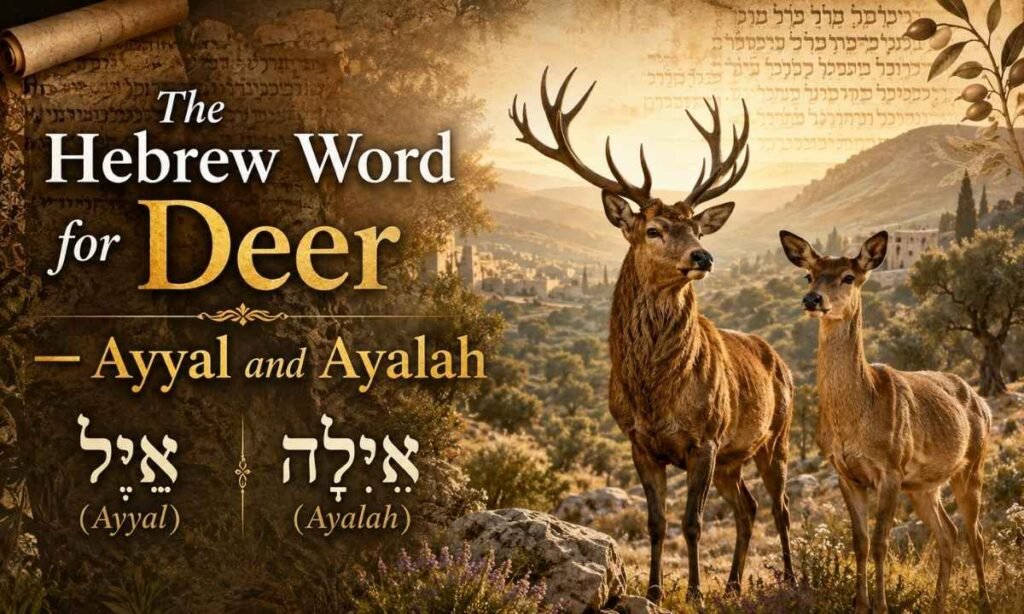 The Hebrew Word for Deer — Ayyal and Ayalah
