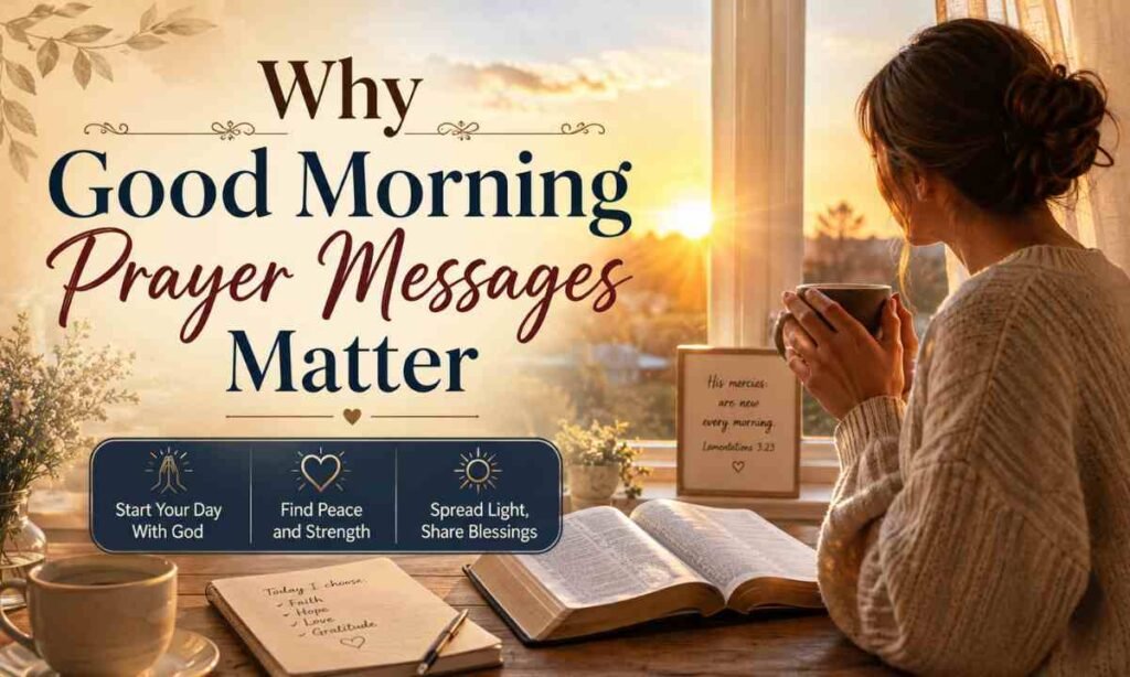 Why Good Morning Prayer Messages Matter
