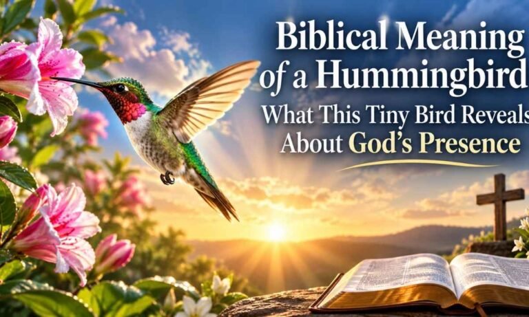 Biblical Meaning of a Hummingbird: What This Tiny Bird Reveals About God's Presence