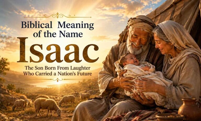 Biblical Meaning of the Name Isaac The Son Born From Laughter Who Carried a Nation's Future