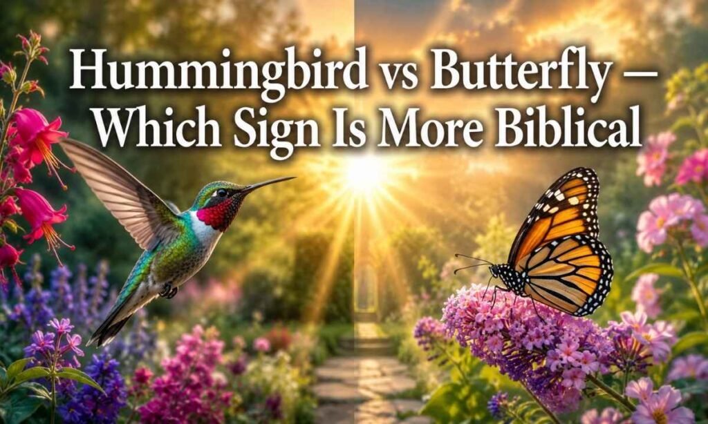 Hummingbird vs Butterfly — Which Sign Is More Biblical