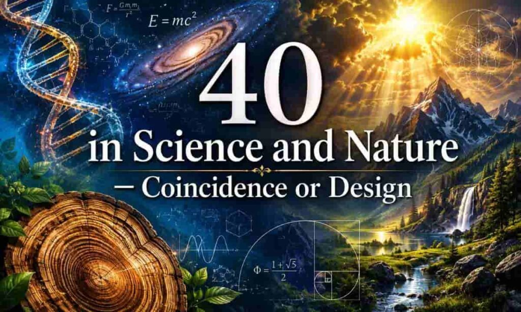 40 in Science and Nature — Coincidence or Design