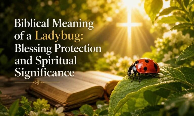 Biblical Meaning of a Ladybug Blessing Protection and Spiritual Significance