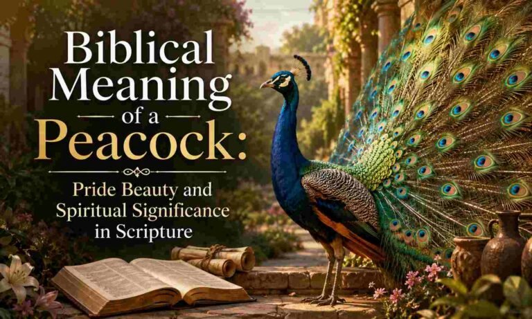 Biblical Meaning of a Peacock Pride Beauty and Spiritual Significance in Scripture