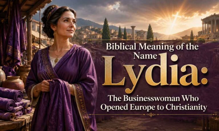 Biblical Meaning of the Name Lydia The Businesswoman Who Opened Europe to Christianity