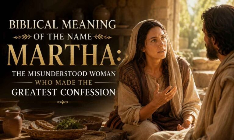 Biblical Meaning of the Name Martha The Misunderstood Woman Who Made the Greatest Confession