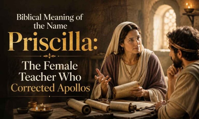Biblical Meaning of the Name Priscilla The Female Teacher Who Corrected Apollos