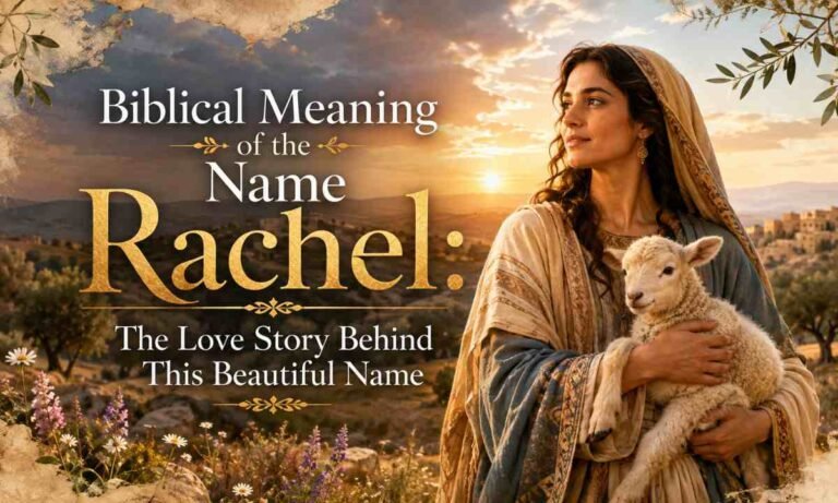 Biblical Meaning of the Name Rachel The Love Story Behind This Beautiful Name