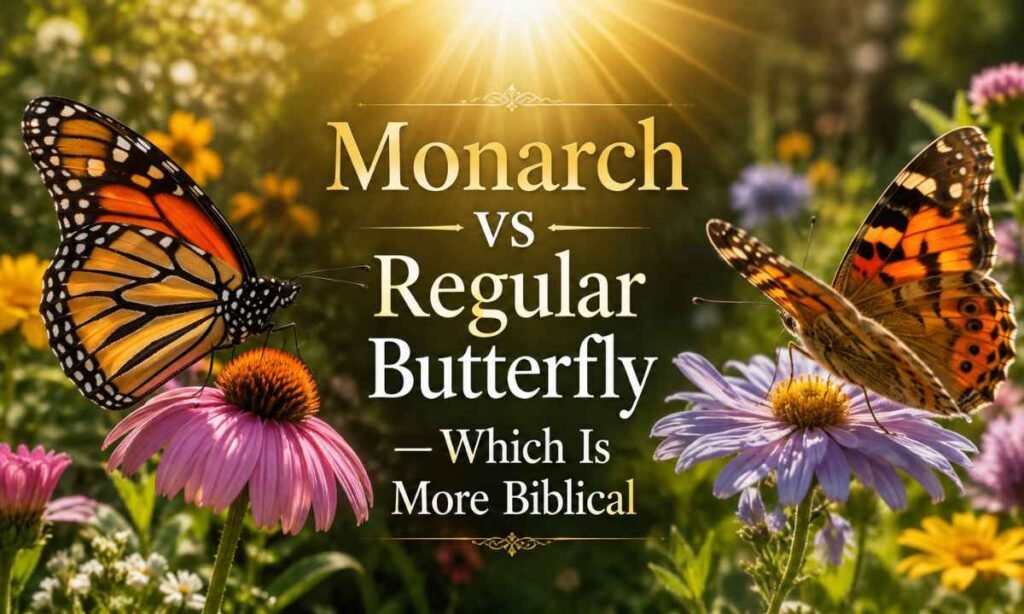 Monarch vs Regular Butterfly — Which Is More Biblical