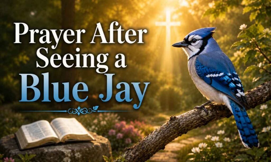 Prayer After Seeing a Blue Jay