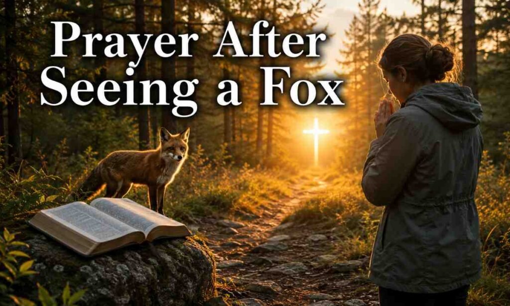 Prayer After Seeing a Fox