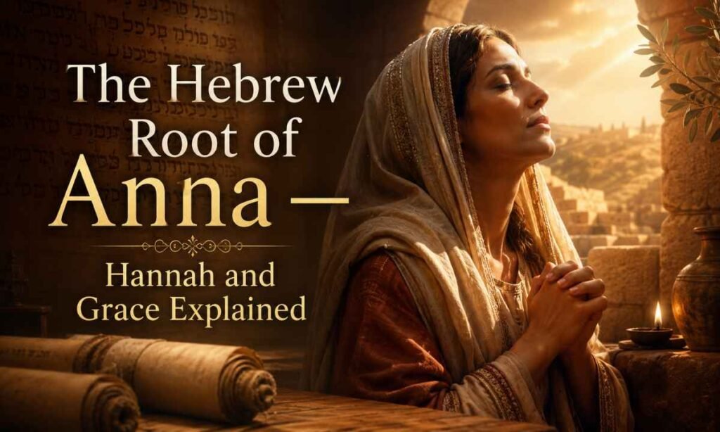 The Hebrew Root of Anna — Hannah and Grace Explained