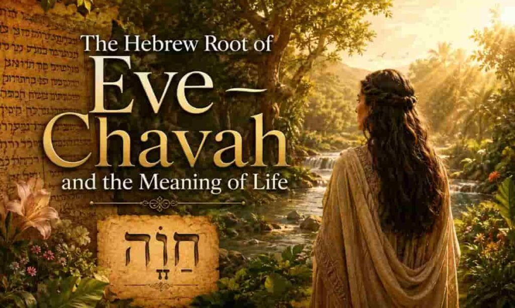 The Hebrew Root of Eve — Chavah and the Meaning of Life