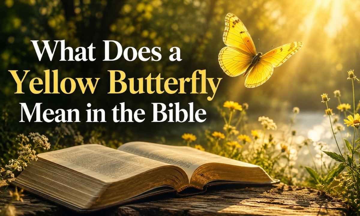What Does a Yellow Butterfly Mean in the Bible