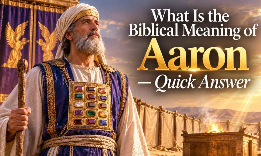 What Is the Biblical Meaning of Aaron — Quick Answer