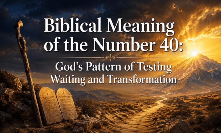 Biblical Meaning of the Number 40: God's Pattern of Testing, Waiting, and Transformation