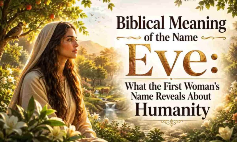 Biblical Meaning of the Name Eve What the First Woman's Name Reveals About Humanity