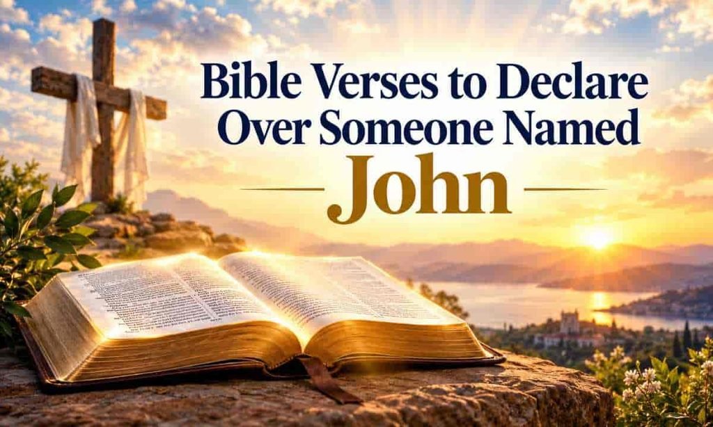 Bible Verses to Declare Over Someone Named John