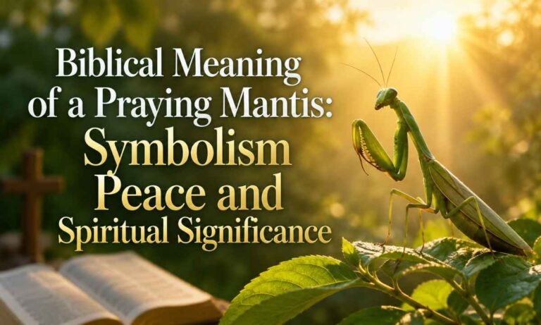 Biblical Meaning of a Praying Mantis Symbolism Peace and Spiritual Significance