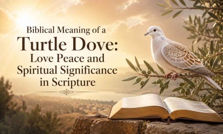 Biblical Meaning of a Turtle Dove Love Peace and Spiritual Significance in Scripture