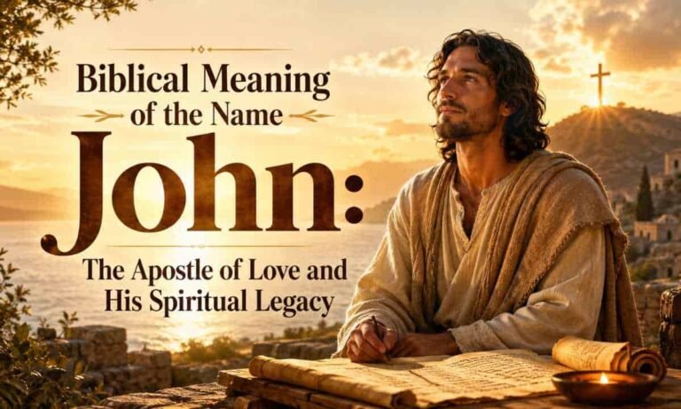 Biblical Meaning of the Name John The Apostle of Love and His Spiritual Legacy