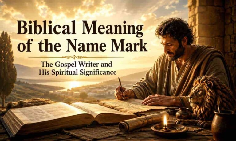 Biblical Meaning of the Name Mark The Gospel Writer and His Spiritual Significance