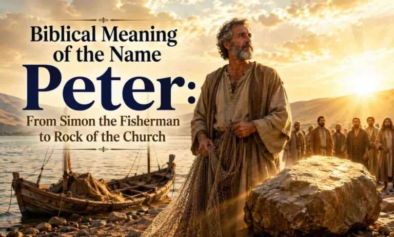 Biblical Meaning of the Name Peter From Simon the Fisherman to Rock of the Church
