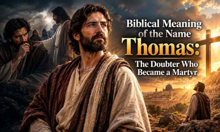 Biblical Meaning of the Name Thomas The Doubter Who Became a Martyr