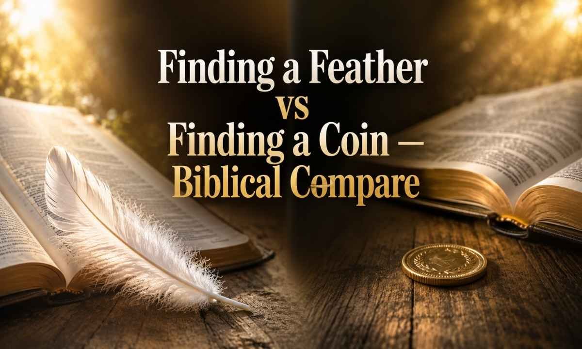Finding a Feather vs Finding a Coin — Biblical Compare