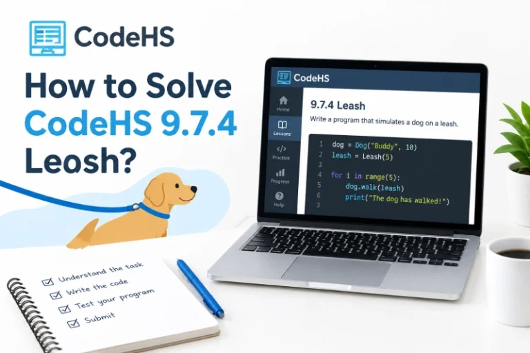 How to Solve CodeHS 9.7.4 Leash: A Step-by-Step Guide